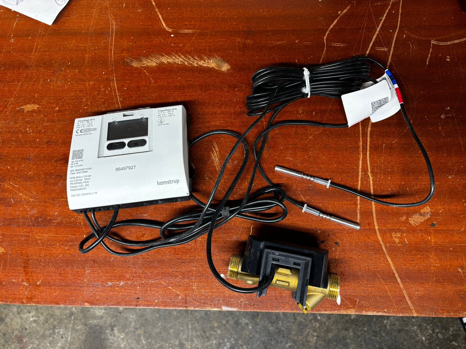 Compteur de chaleur Kamstrup Multical 403 DN15 neuf, Enlèvement ou Envoi, Neuf, Élément, Moins de 3 ans