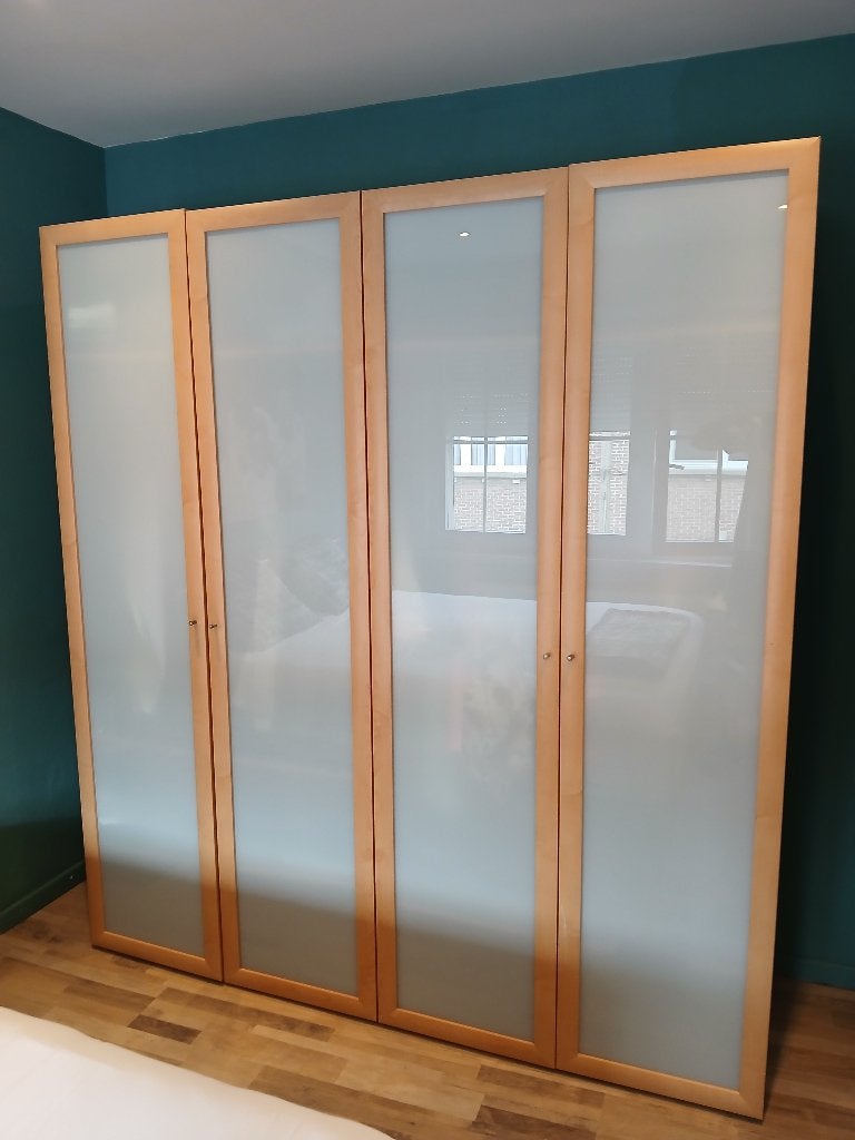 Kleerkast, Huis en Inrichting, Kasten | Kleerkasten, Ophalen, Gebruikt, 100 tot 150 cm, 150 tot 200 cm