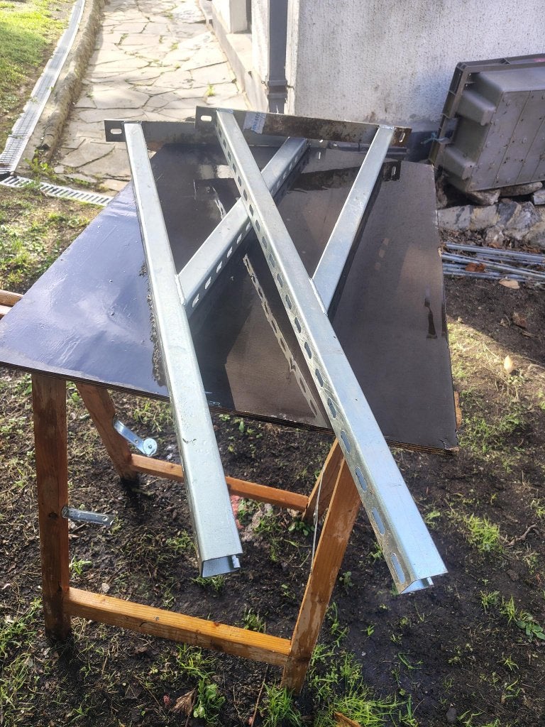 Equerre/ console aerotherm, Bricolage & Construction, Enlèvement, Neuf, Autres types, Inox