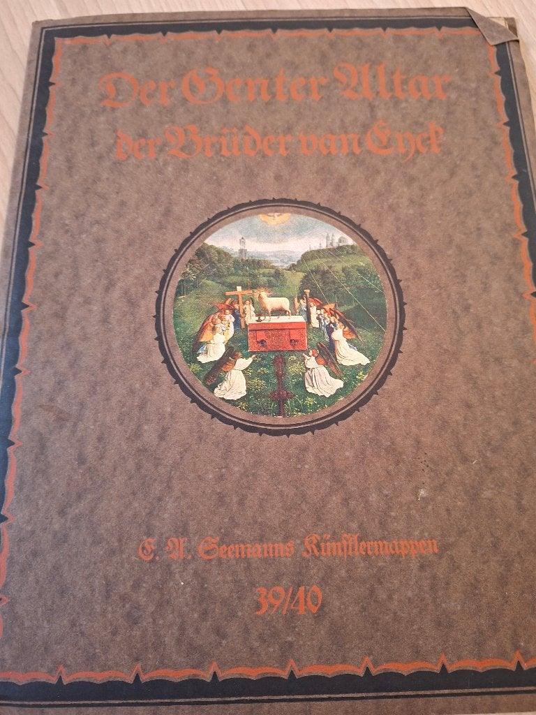 Zeldzame Kunstmappe (1921) - Der Genter Altar (Van Eyck), Ophalen of Verzenden
