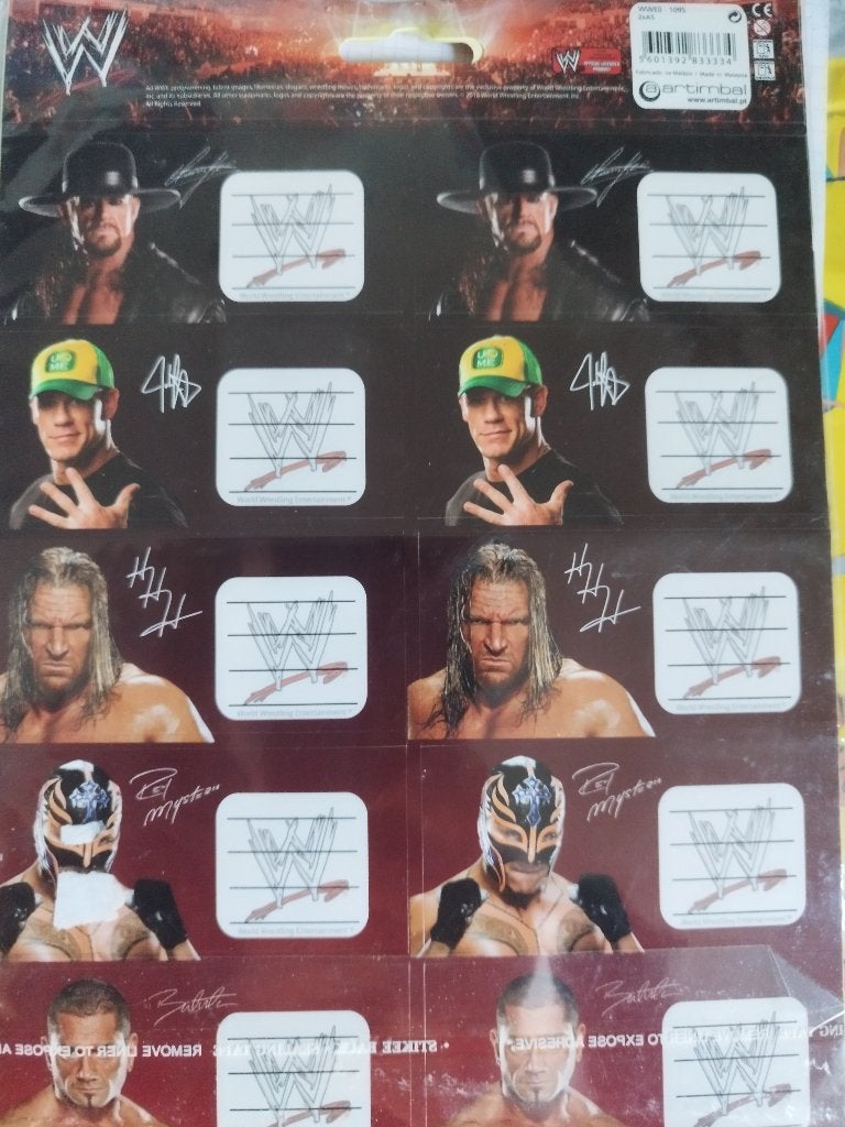 WWE-labelpakket, Ophalen, Nieuw
