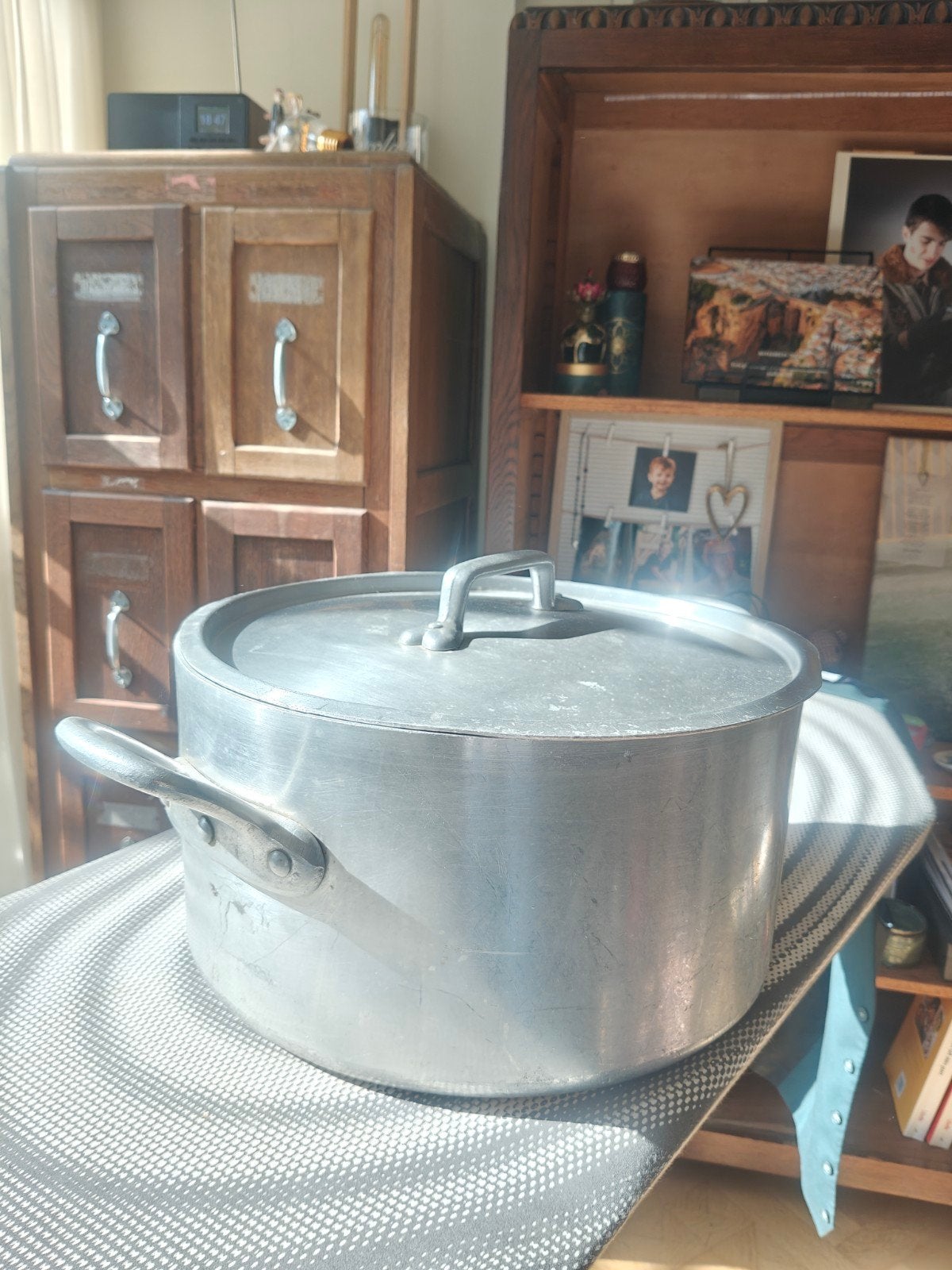 grote kookpot, Huis en Inrichting, Ophalen, Gebruikt, Aluminium, Kookpan