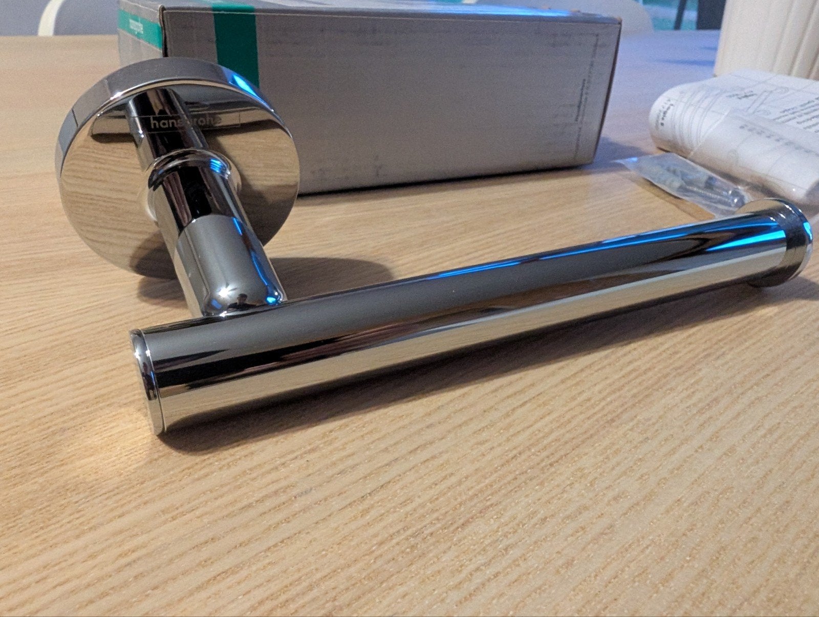 Hansgrohe Logis toiletpapierhouder chroom 41726000, Maison & Meubles, Enlèvement, Neuf