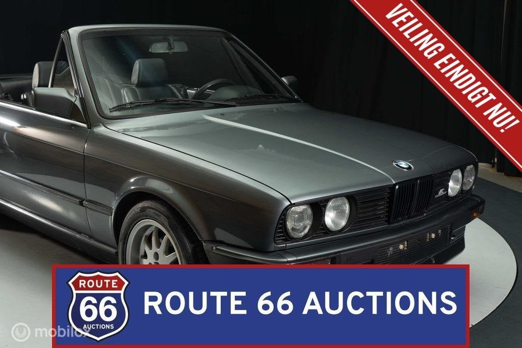BMW 320i Cabriolet | 1989 | Route 66 Auctions, Achat, Entreprise, Boîte manuelle, Autre carrosserie
