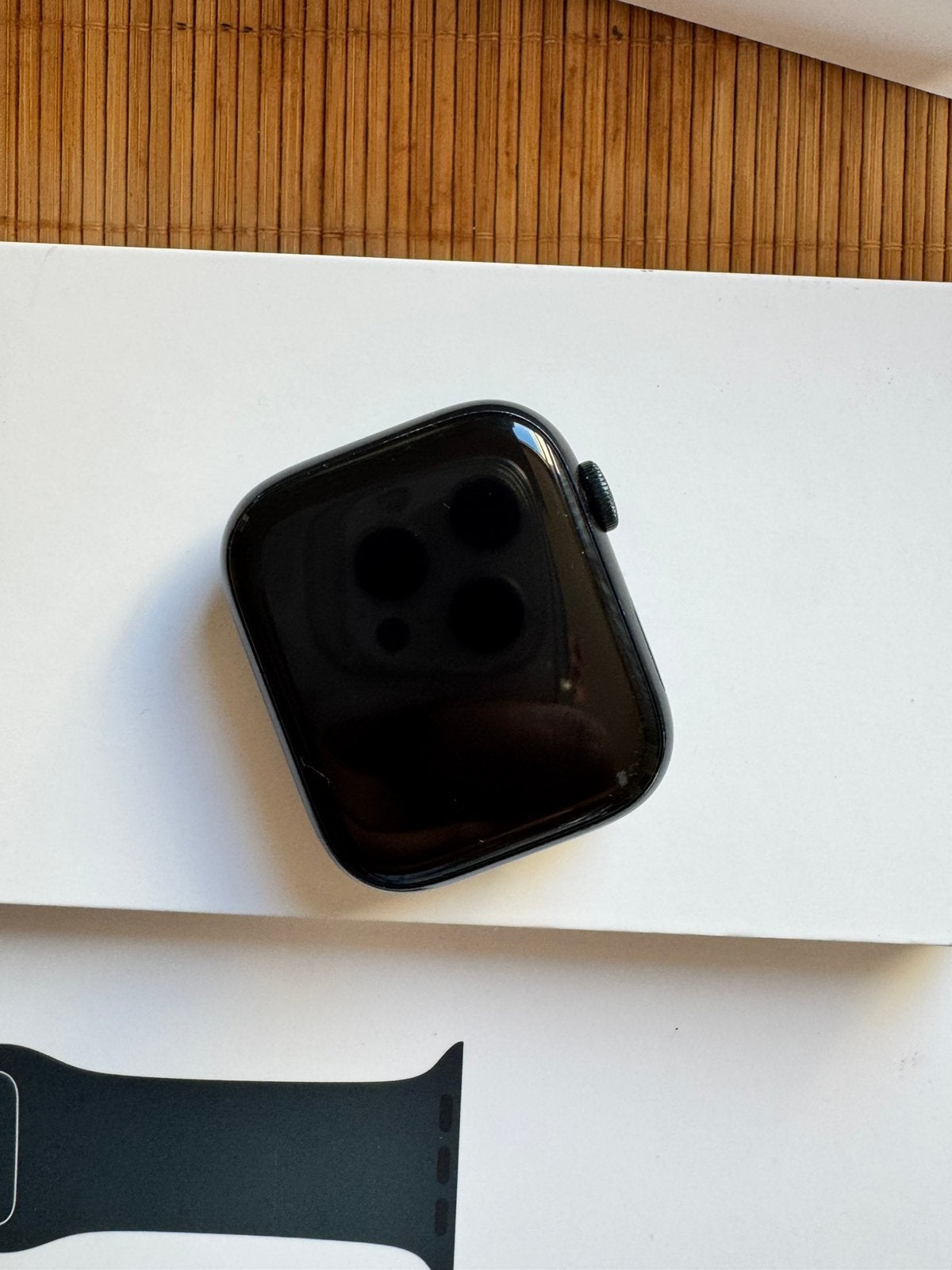 Apple watch series 8 - 45mm, Ophalen, Zwart, IOS, Zo goed als nieuw