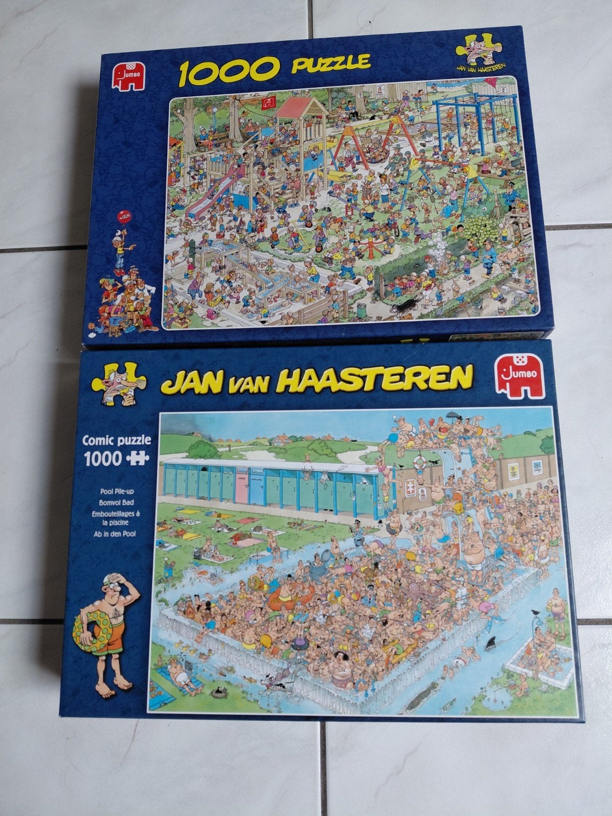 Jan van haasteren puzzels van 1000st, Hobby en Vrije tijd, Denksport en Puzzels, Ophalen