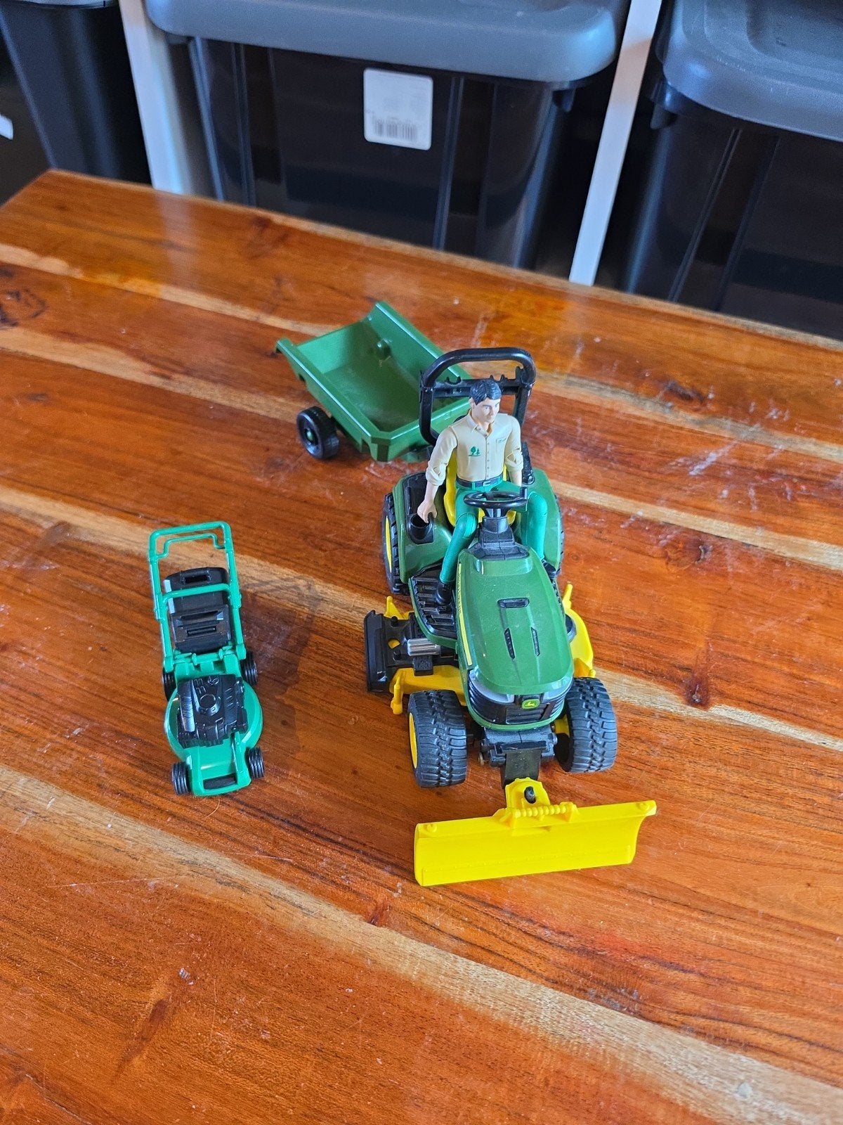 John Deere Bruder avec accessoires, Enlèvement