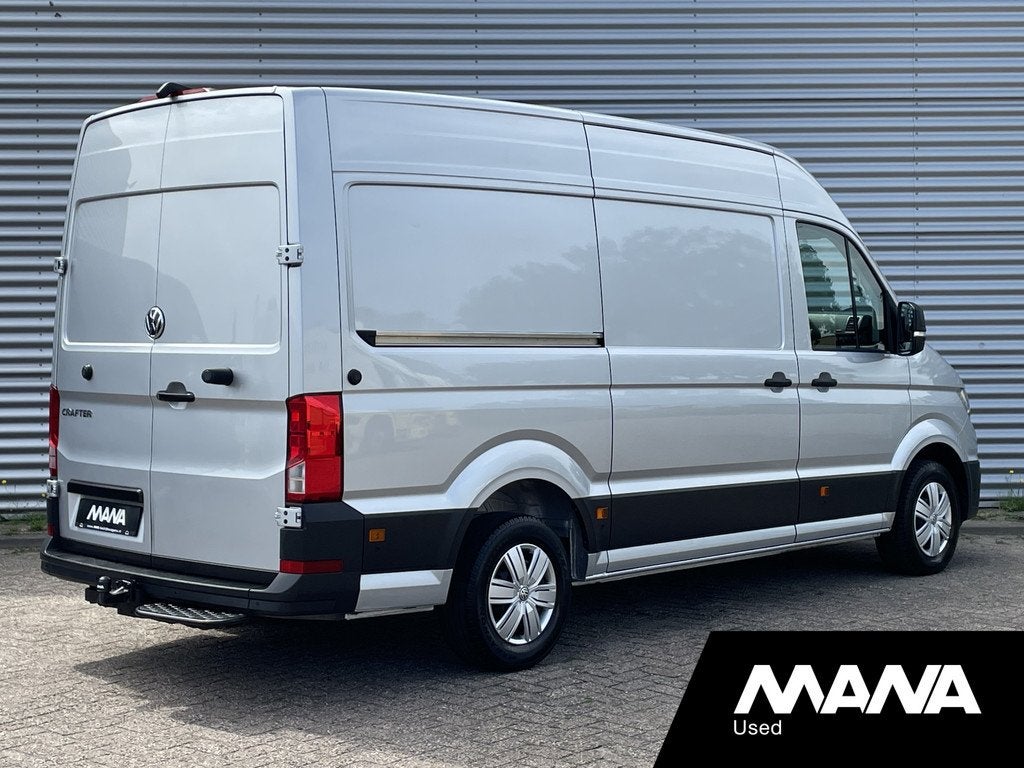 Volkswagen Crafter 35 2.0 177pk TDI L3H3 Automaat LED Cruise, Autos, 177 ch, Argent ou Gris, Achat, Entreprise