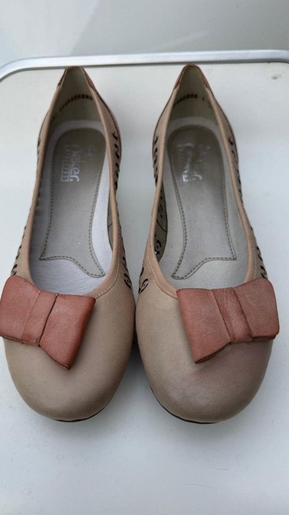 Rieker Antistress damesschoenen – maat 39 – roze/beige, Kleding | Dames, Schoenen, Beige, Zo goed als nieuw, Rieker, Ballerina's