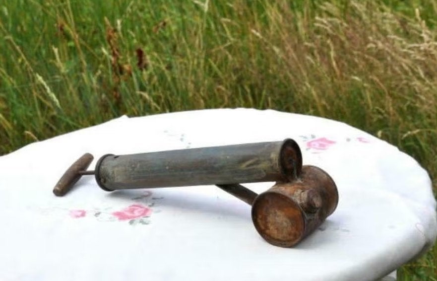 §§   ancien vaporisateur a pompe pour insecte, Antiquités & Art, Enlèvement ou Envoi