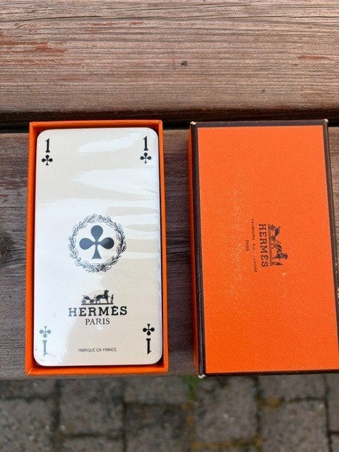 Jeu de cartes HERMÈS Paris vintage – Neuf, sous blister, Enlèvement, Neuf