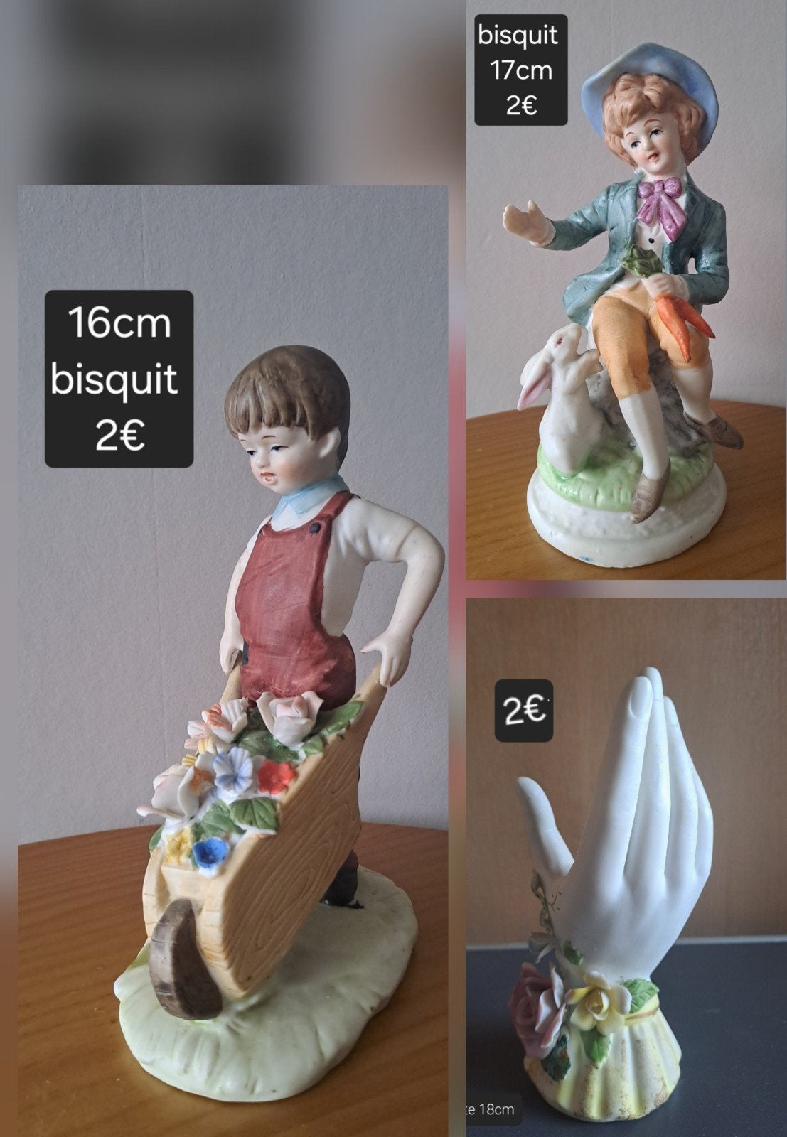 beeldjes 2€/stuk, Ophalen of Verzenden