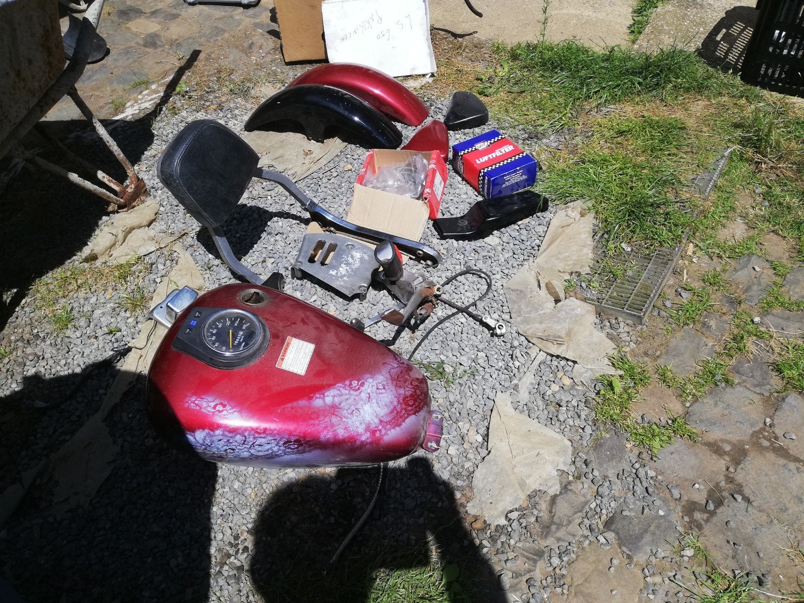 Suzuki savage, Ophalen