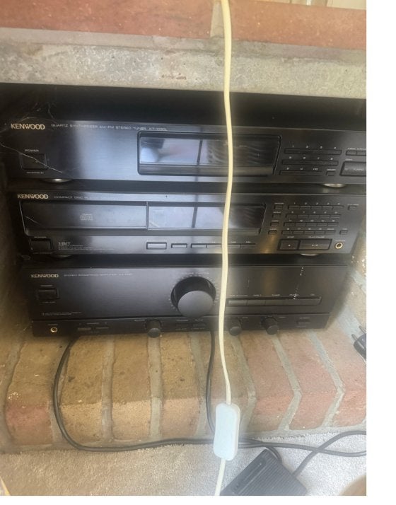 Chaîne Hi-Fi Kenwood vintage, Enlèvement, Utilisé, Lecteur CD, Autres marques