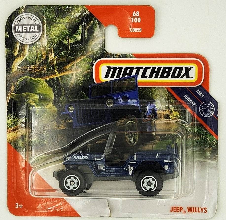 Matchbox - Jeep Willys - GKM46 - 1:64, 333 Continental Boulevard, El Segundo, CA 90245, United States, Nieuw, Ophalen of Verzenden