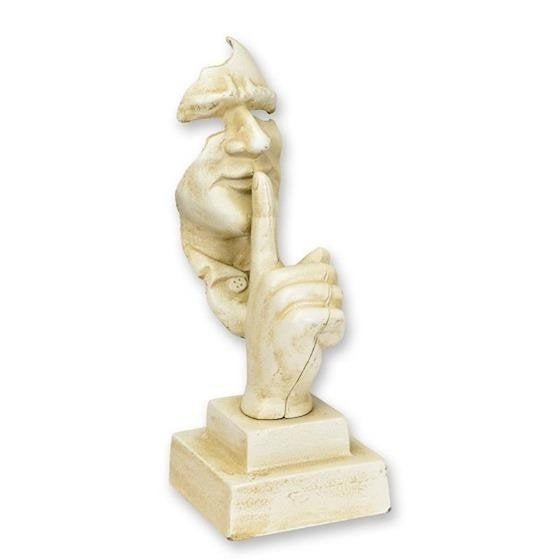 gietijzer beeld van de fluisteraar, Enlèvement ou Envoi, Neuf, Blanc