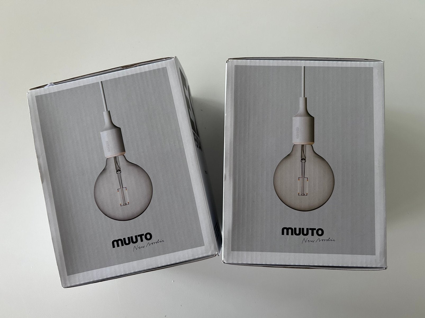 2x Muuto e27 lamp pendant nieuw, Enlèvement, Neuf, E27 (grand)