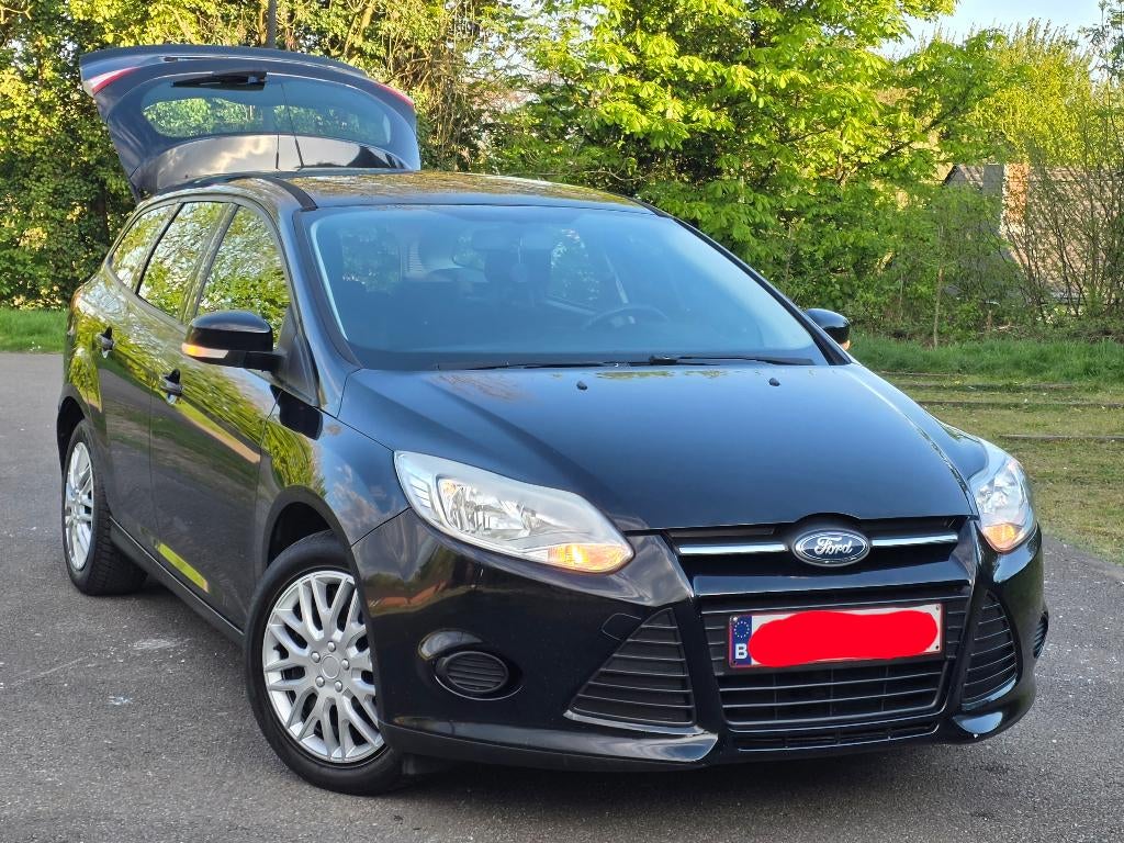 Ford Focus 1.6Tdci 2012 1er.Propriétaire CT-OKK, Euro 5, Boîte manuelle, Noir, 5 portes