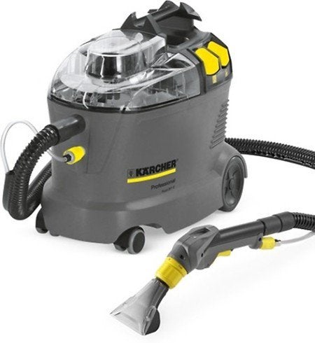 Location Shampouineuse Karcher Puzzi-Canapé/Auto/Tapis (BXL), Enlèvement ou Envoi, Utilisé, Machine de nettoyage à brosse