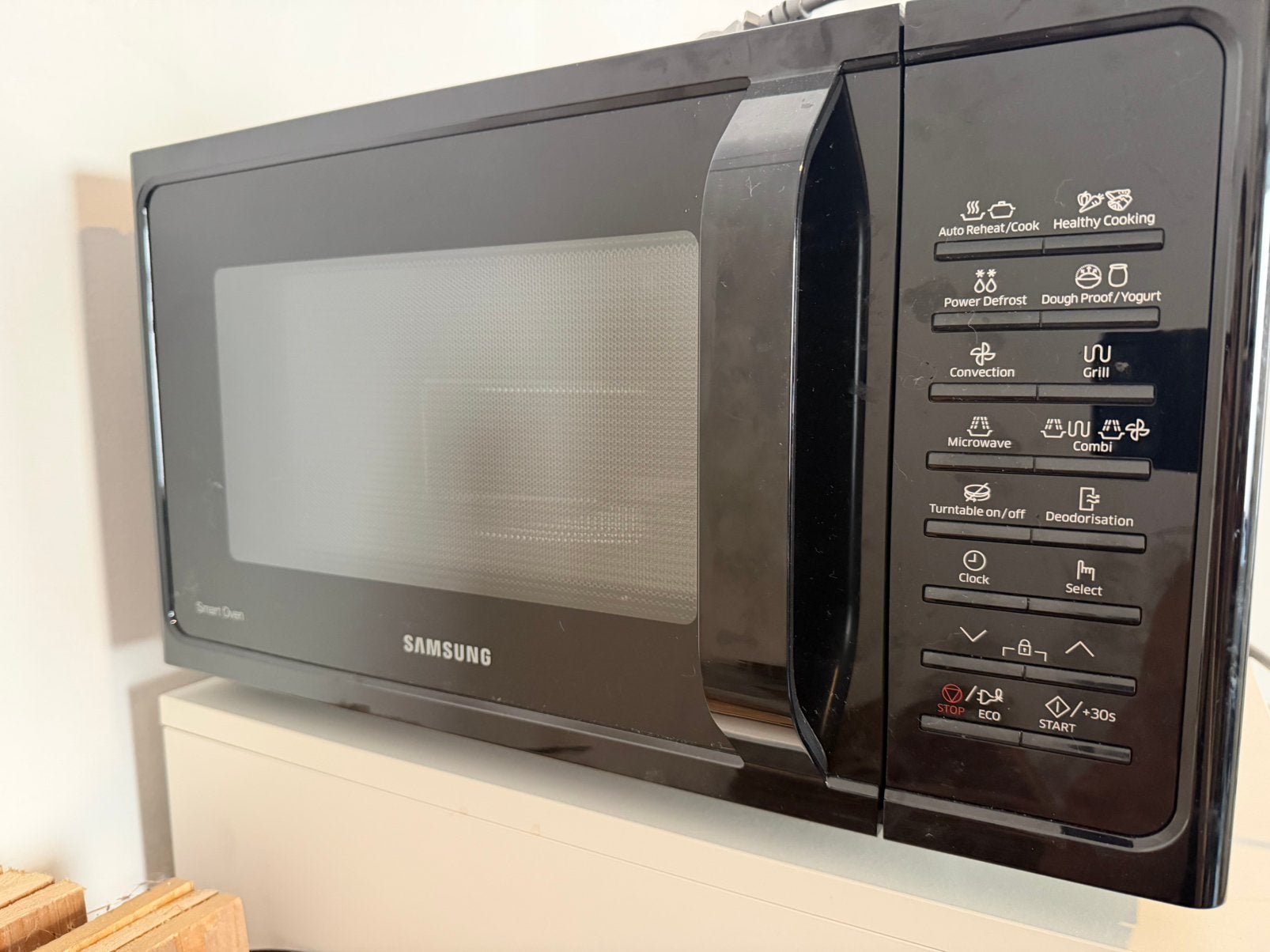 Samsung smart oven mc28h5015ak, Elektronische apparatuur, Ophalen, Zo goed als nieuw, Draaiplateau, Vrijstaand