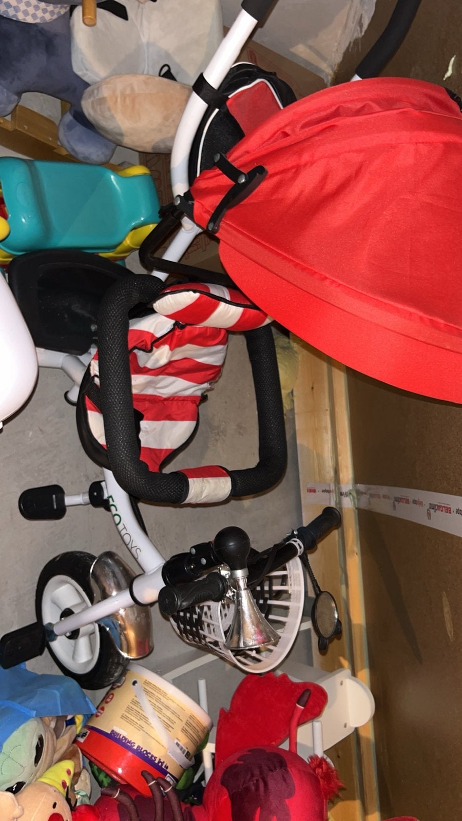 Leuke duw fiets, Ophalen, Gebruikt