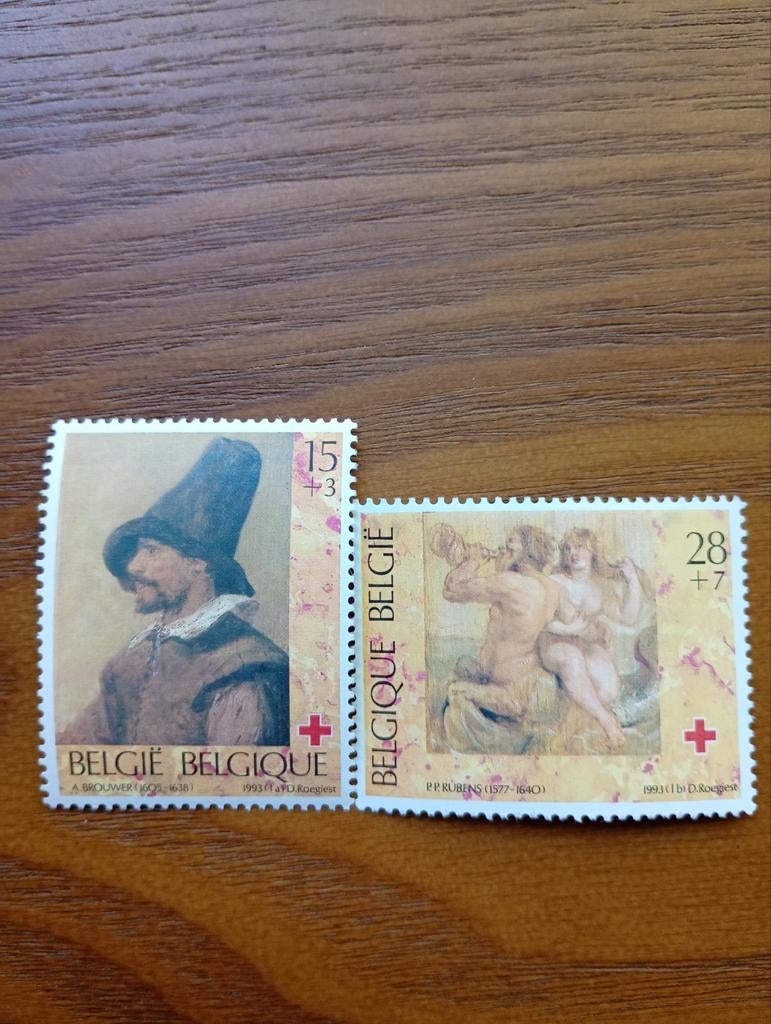Postzegels België 1993 set van 2, Postzegels en Munten, Postzegels | Europa | België, Ophalen of Verzenden, Postfris, Postfris