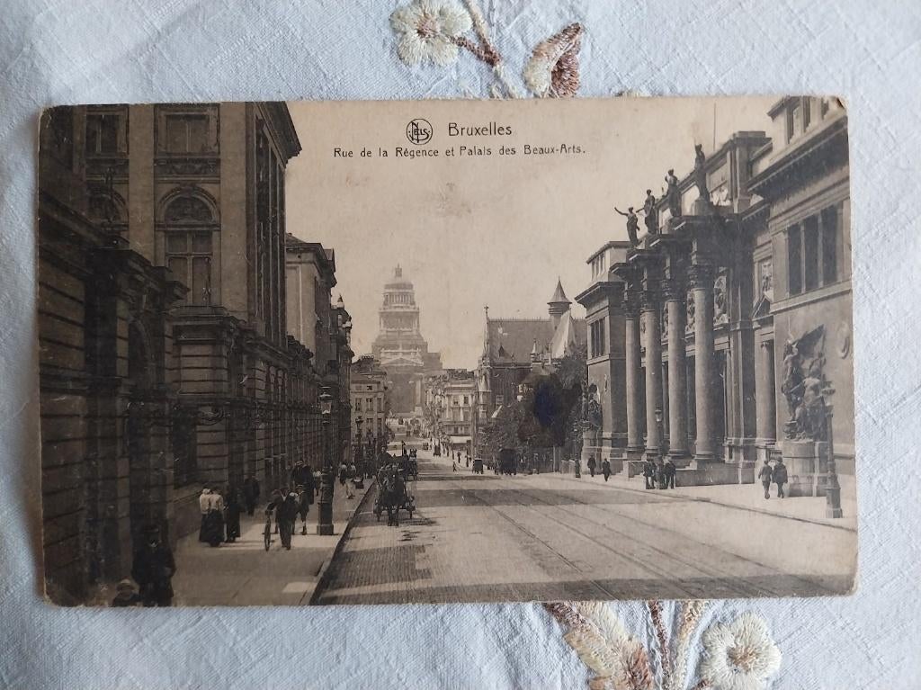 carte postale ancienne de « Bruxelles » (1935), Collections, Enlèvement ou Envoi, 1920 à 1940, Affranchie, Brabant Flamand