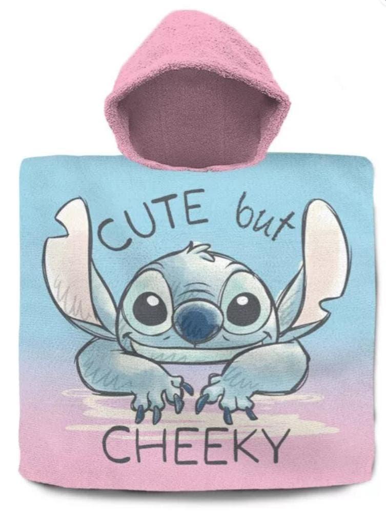 Stitch Badponcho Pastel - Disney Badcape - Katoen, Kinderen en Baby's, Kinderkleding | Kinder-zwemkleding, Stitch, Meisje, One size