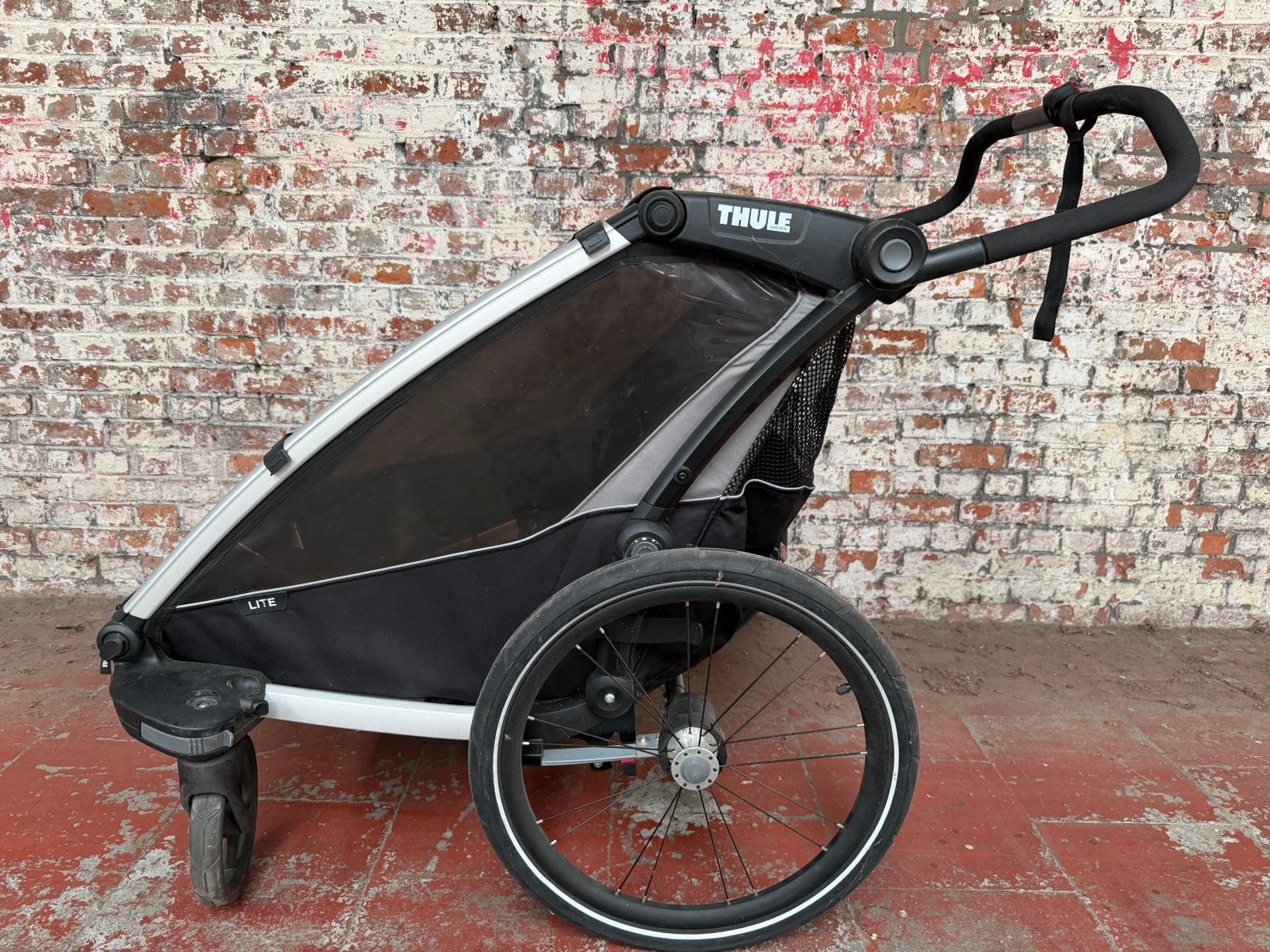Thule Chariot lite 2, Ophalen, Vering, Zo goed als nieuw, Kinderkar