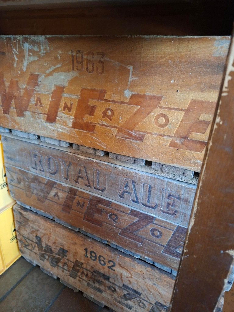 Houten bierbakken Van Roy Wieze, Verzamelen, Ophalen, Gebruikt, Overige typen, Overige merken