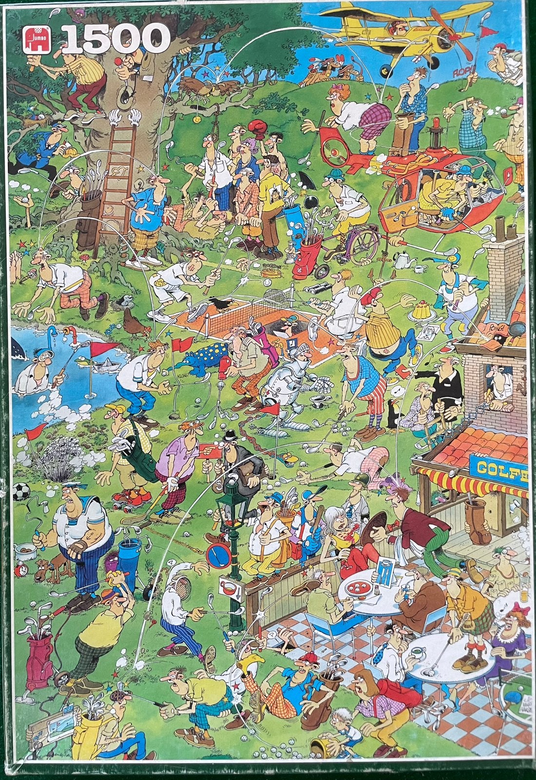Jan van Haasteren 1500 stukjes - Golf, Hobby en Vrije tijd, Denksport en Puzzels, Ophalen of Verzenden, Zo goed als nieuw