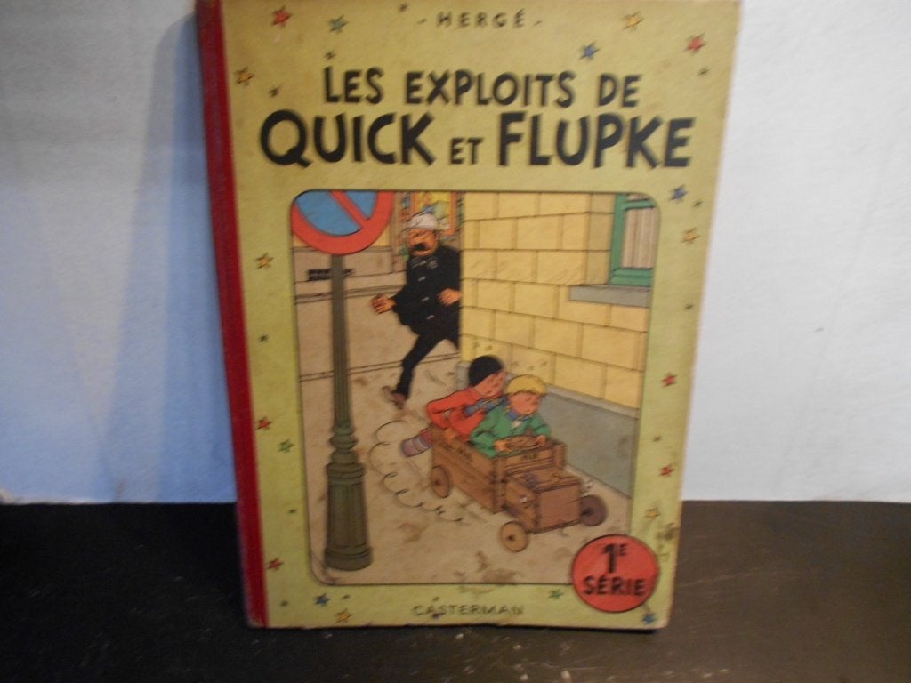 les exploits de QUICT FLUPKE  1e serie gekartoneerd, Ophalen of Verzenden
