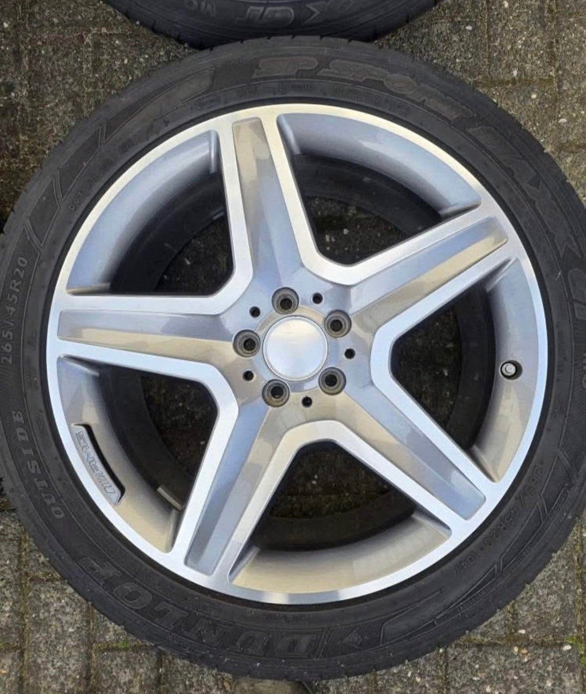 Jantes + pneus d'origine Mercedes AMG 20 » ML/GLE W166, Enlèvement, 20 pouces, Pneu(s)