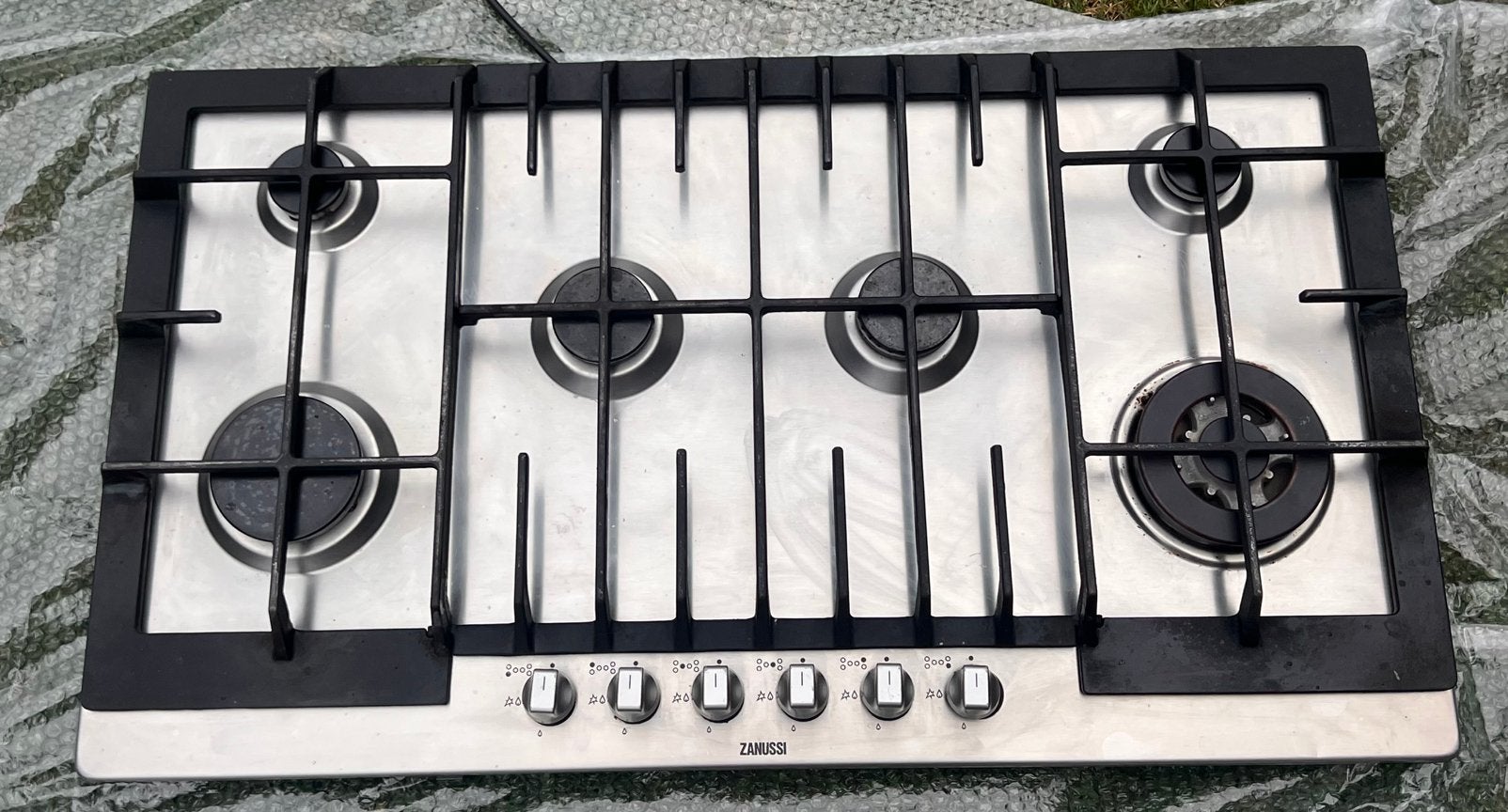 Gaskookplaat zanussi, Elektronische apparatuur, Kookplaten, Ophalen, Gebruikt, Gas, 5 kookzones of meer