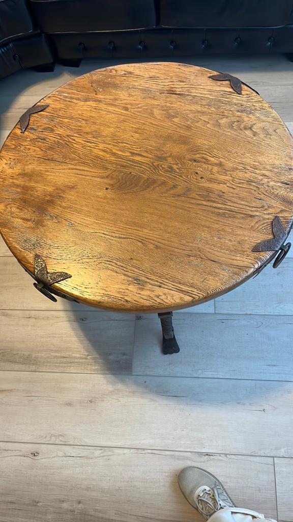 Rustieke salontafel, Ophalen, Zo goed als nieuw