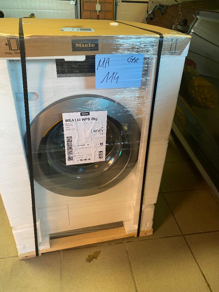 Wasmachine Miele, Ophalen, Nieuw, Voorlader, Energieklasse A of zuiniger