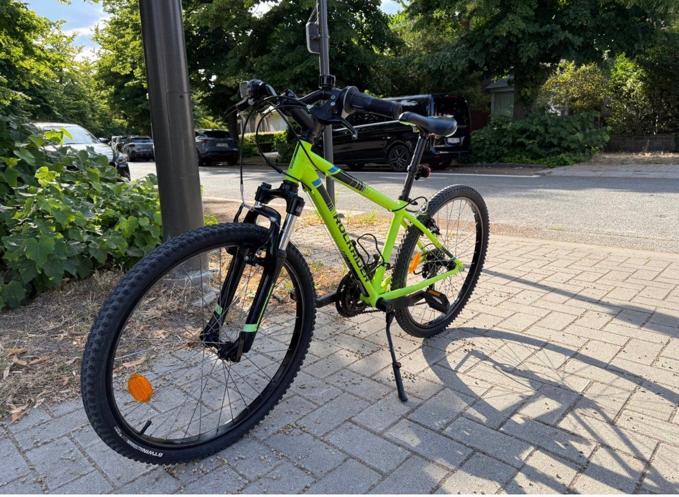B'twin Rockrider ST 500 24-inch kindermountainbike, Fietsen en Brommers, Ophalen of Verzenden, Zo goed als nieuw