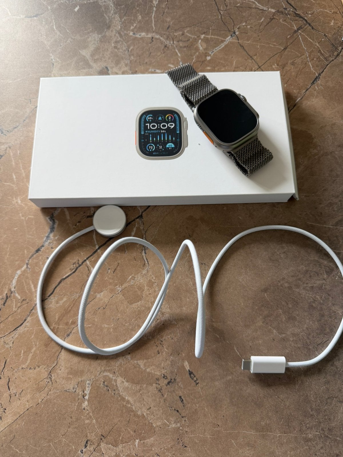 Apple Watch Ultra 2, Gebruikt, IOS, Ophalen of Verzenden, Waterdicht