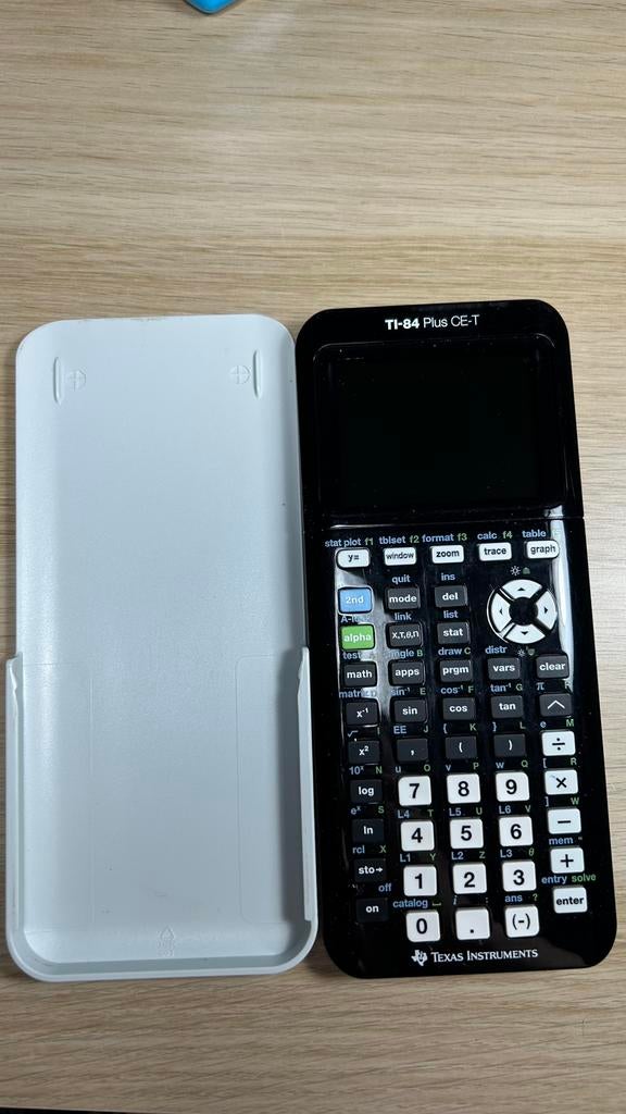TI 84 plus CE-T, Diversen, Ophalen of Verzenden, Grafische rekenmachine, Gebruikt