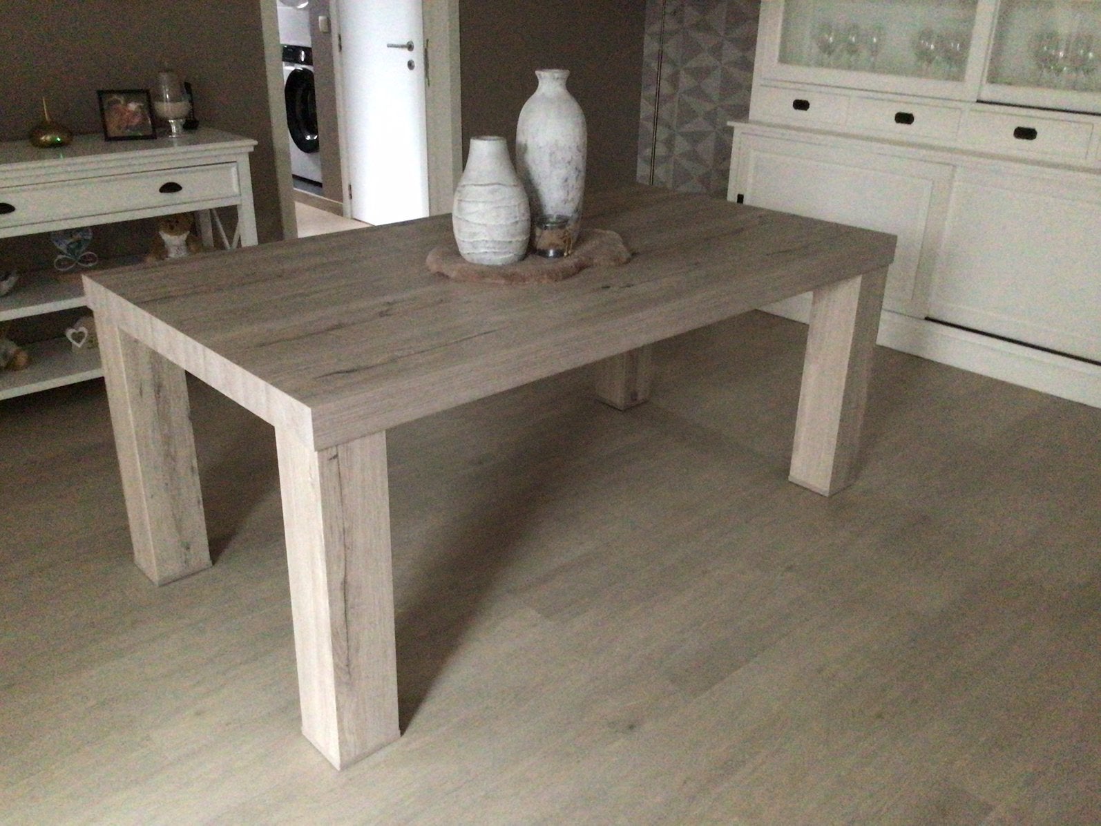 Landelijke tafel, Huis en Inrichting, Tafels | Eettafels, Ophalen, 100 tot 150 cm, Vijf personen of meer, 150 tot 200 cm