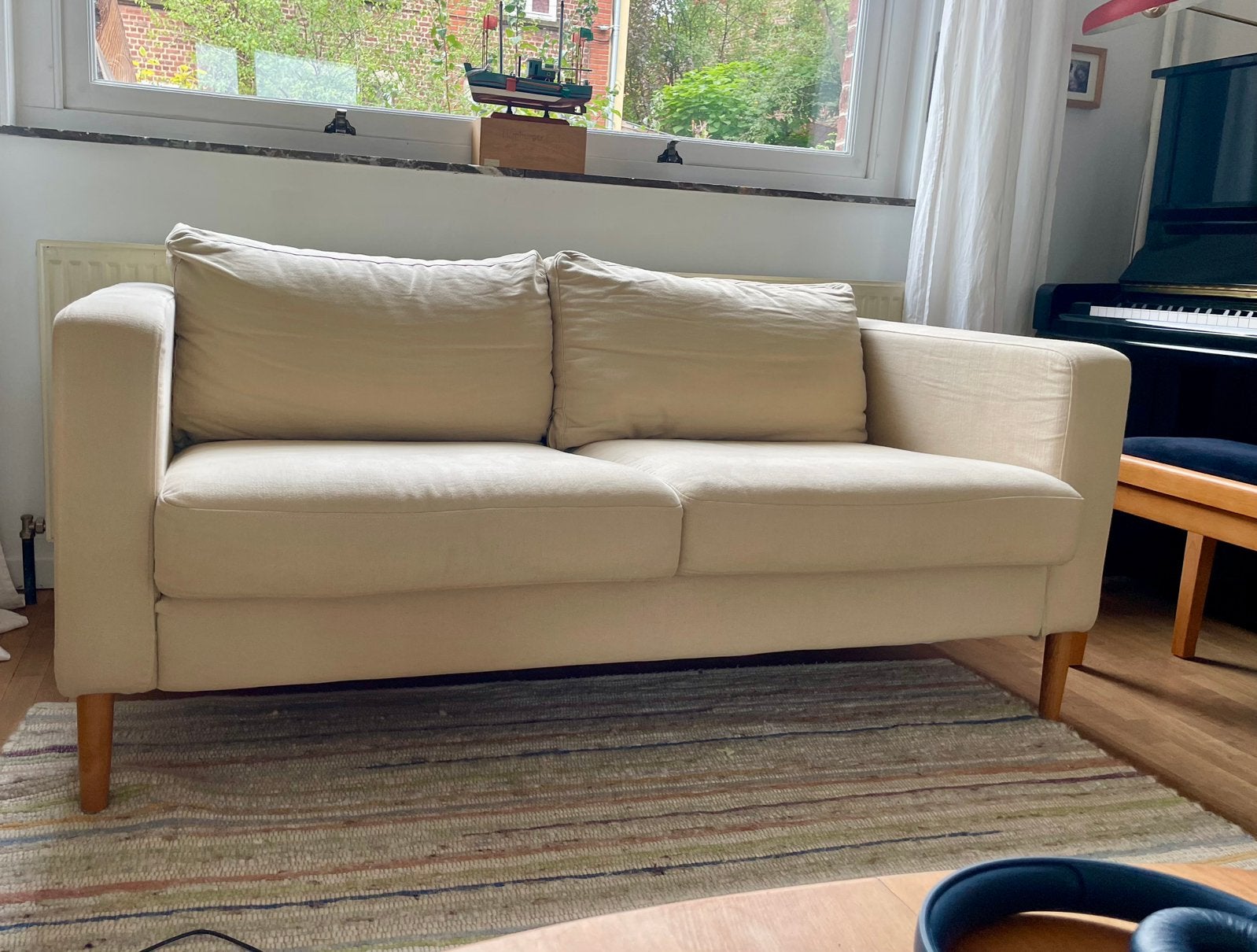 Canapé Karlstad avec une nouvelle housse Bemz, Enlèvement, Comme neuf