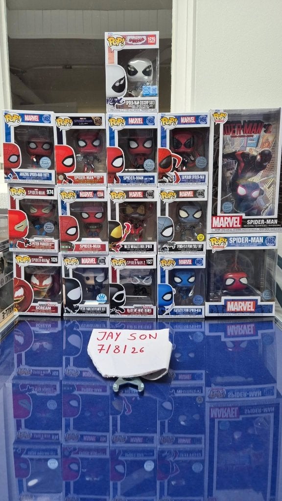 Spider man funko pops te koop, Ophalen of Verzenden, Nieuw