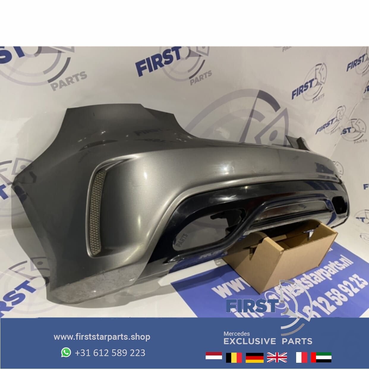W176 A KLASSE AMG FACELIFT ACHTERBUMPER GRIJS Mercedes 2012-, Arrière, Utilisé, -, -