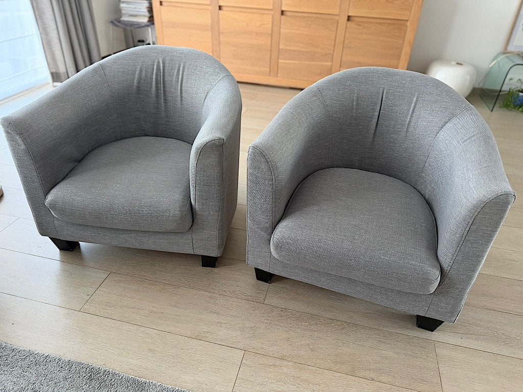 Lot de deux fauteuils une place, Maison & Meubles, Fauteuils, Enlèvement, Utilisé