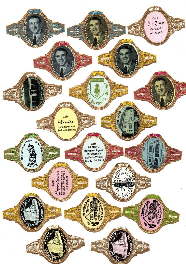 BRACELETS À CIGARES JANSSENS PAR PUBLICITÉ, Collections, Enlèvement ou Envoi, Neuf, Bagues de cigare