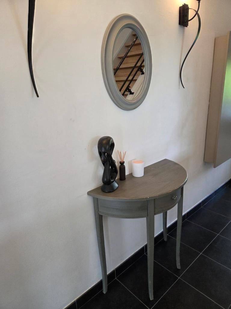 GRATIS Afhalen, Sidetable met spiegel, Ophalen, Gebruikt, 50 tot 100 cm, Klassiek
