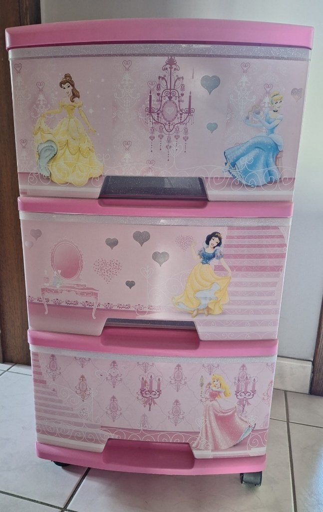 Ladenblok Prinsessen Curver, Kinderen en Baby's, Ophalen, Losse elementen, Gebruikt, Opbergmeubel