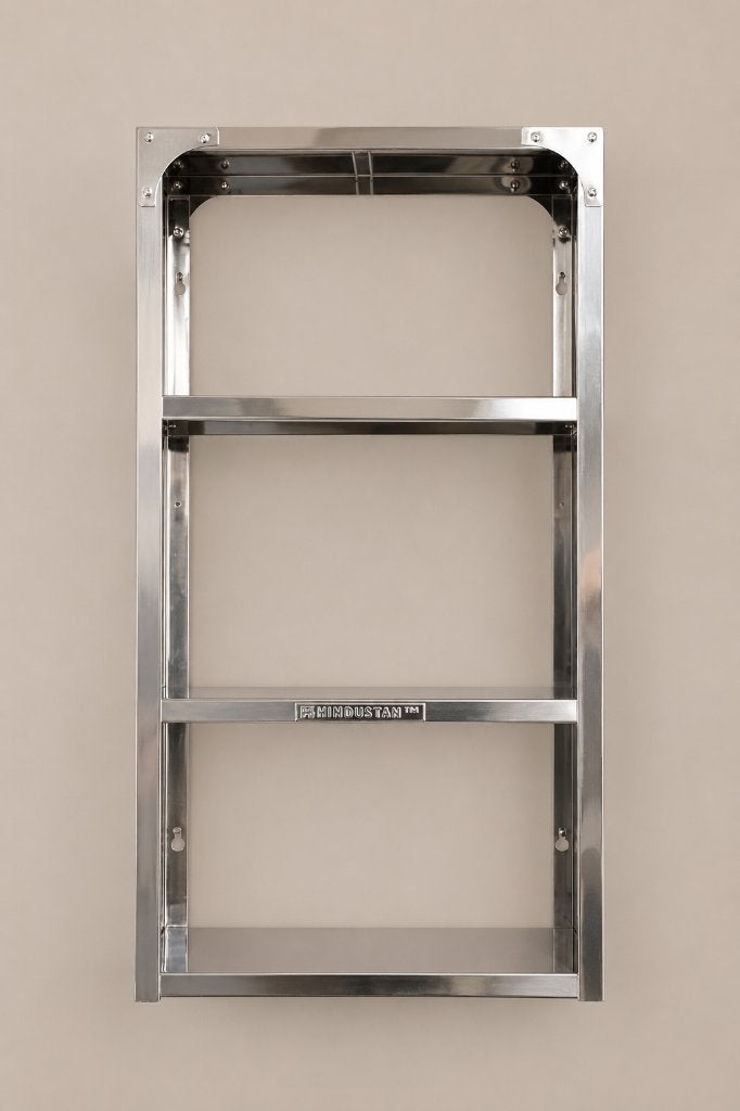 Étagères Bibliothèque Rangement - 76x40 cm - BOMBAY INDE, Envoi, Neuf, Étagère, Métal