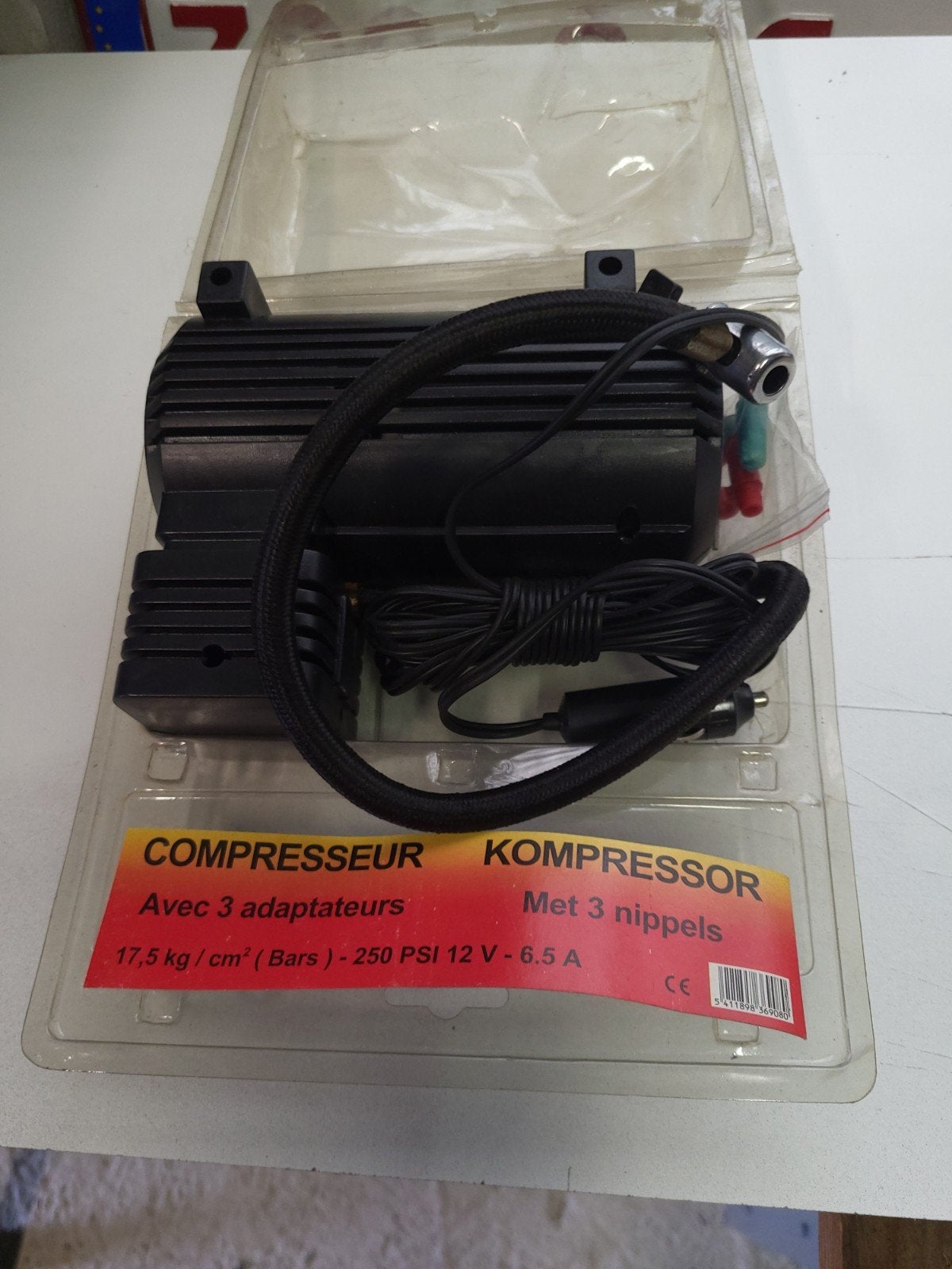 camping kompressor, Enlèvement