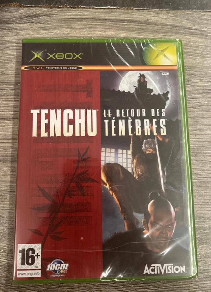 Tenchu : Le Retour des Ténèbres sous blister xbox original, Envoi, Neuf